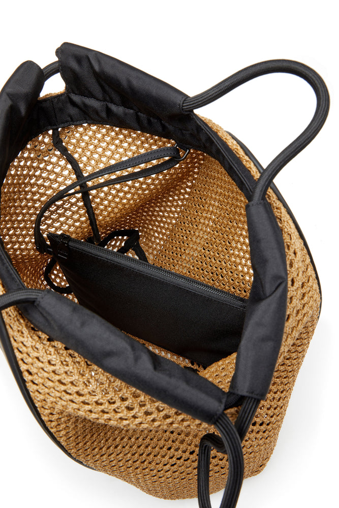 Cage-D-Raffia-effect mesh tote bag (3)