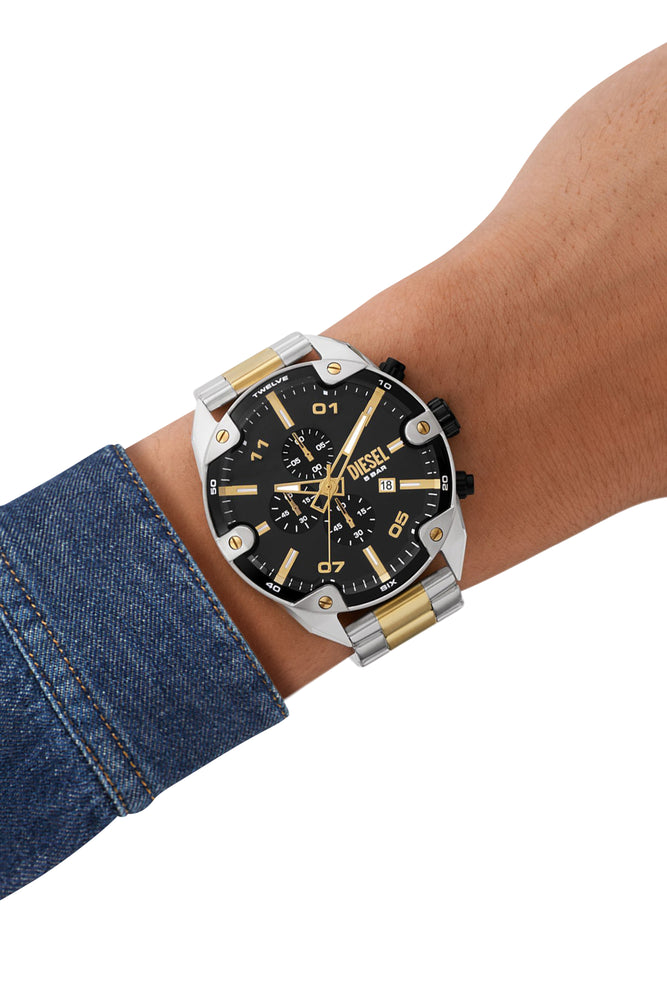 Spiked Stainless Steel Watch | Diesel Online Spiked Stainless Steel Watch | Diesel Online