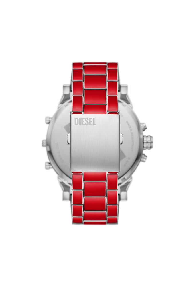 Mr. Daddy 2.0 red enamel and stainless steel watch (1)