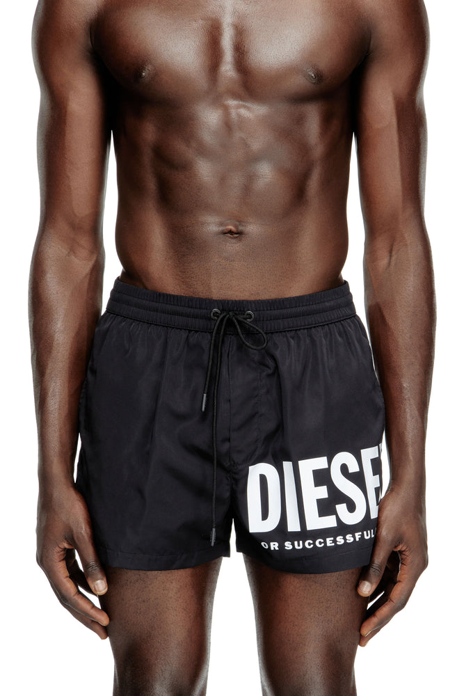 Swim shorts with logo print