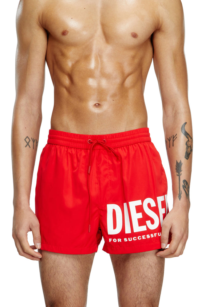 Swim shorts with logo print
