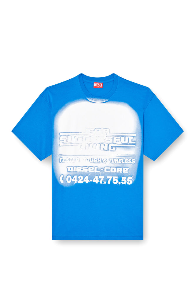 T-shirt with blowout logo graphic (3)