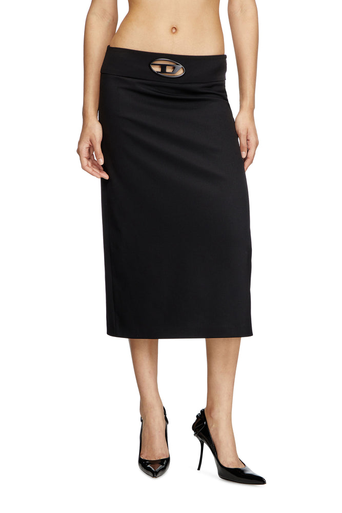 A-line midi skirt