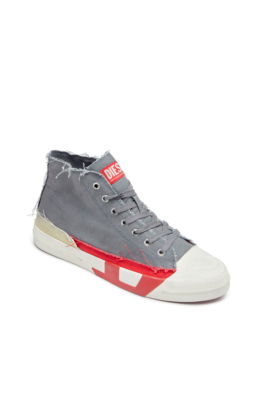 S-D-Verse-Dirty-effect high-top canvas sneakers (5)