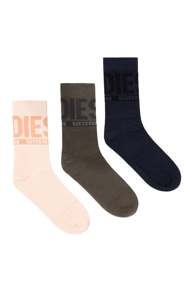 3-pack of logo cuff socks
