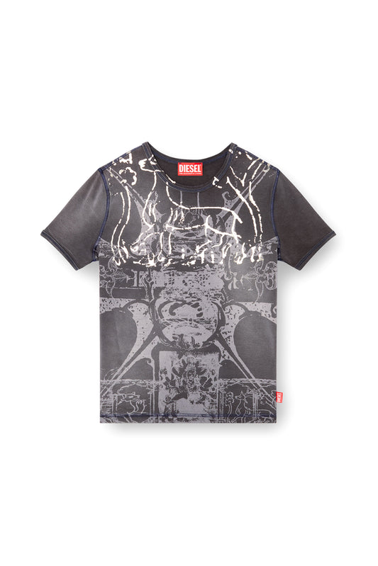 T-shirt with foil print (3)