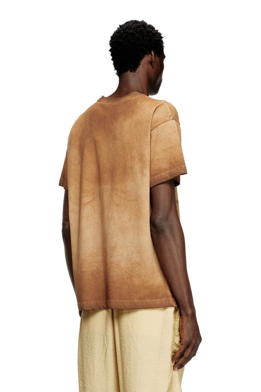 T-shirt with phoenix devoré (1)