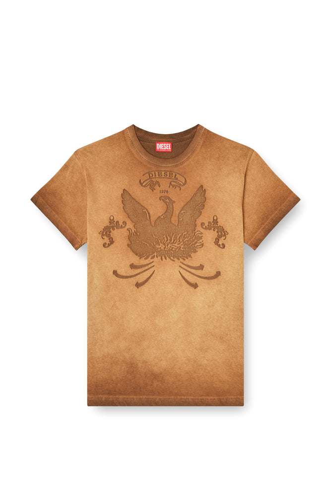 T-shirt with phoenix devoré (3)