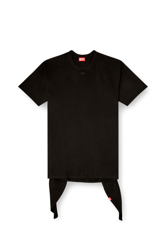 T-shirt dress with tie front (4)