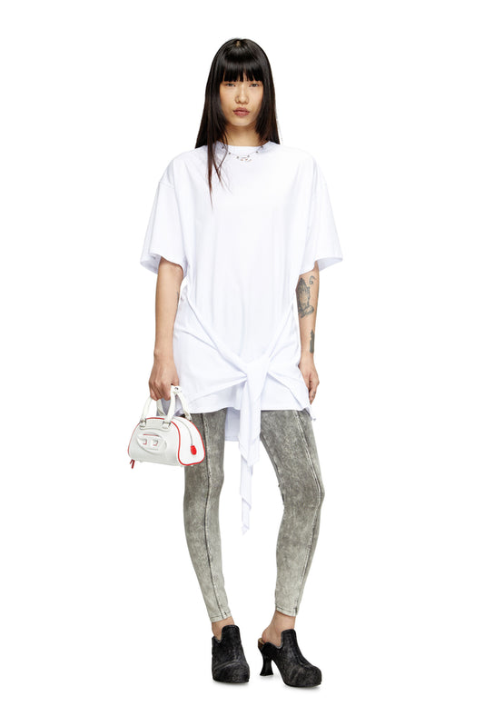 T-shirt dress with tie front (3)