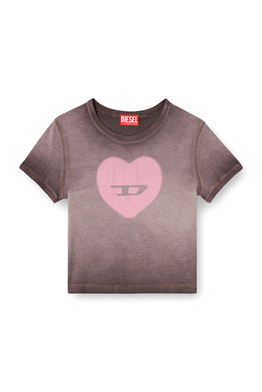 Ribbed T-shirt with watercolour heart D (3)