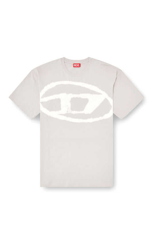 T-shirt with bleached Oval D logo (3)