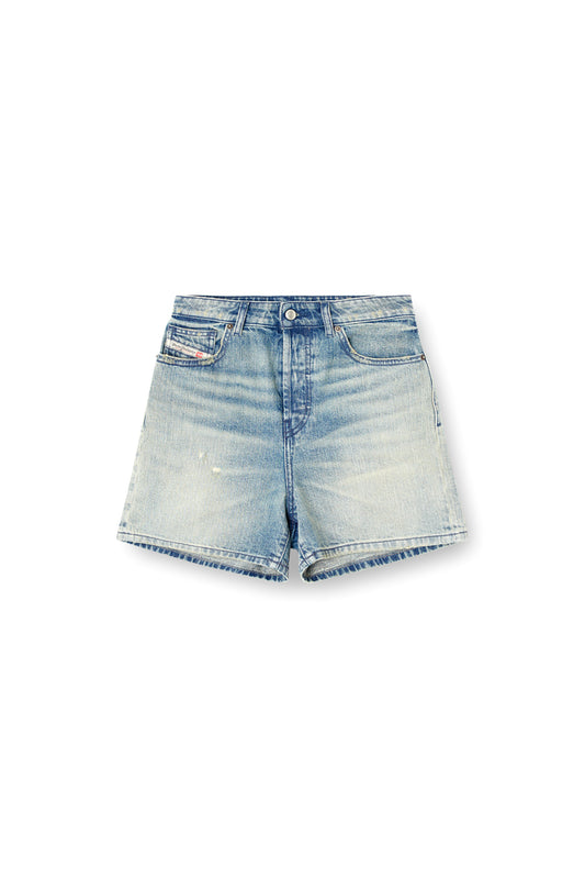 Shorts in worn-effect denim (3)