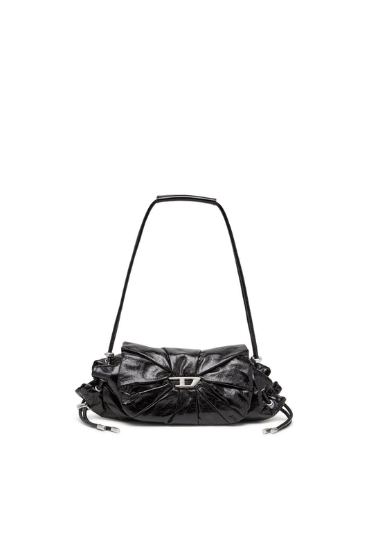 Scrunch-D S-Shoulder bag in scrunched leather