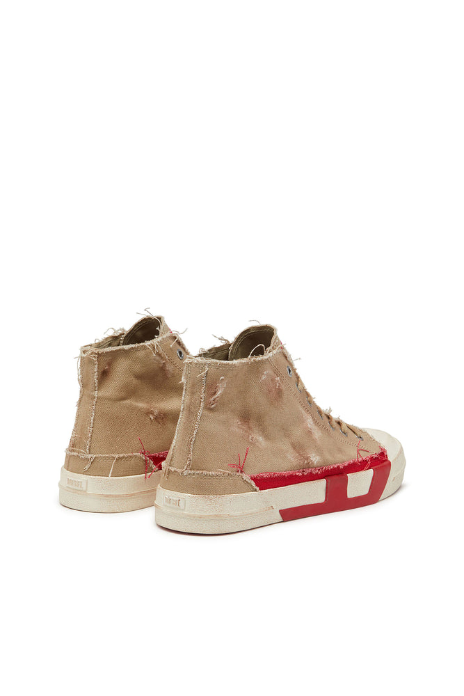 S-D-Verse-Distressed high-top sneakers in canvas (2)