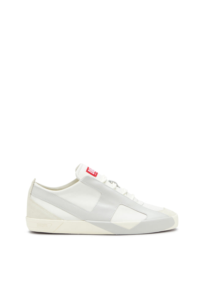 S-Slante-D-Sneakers in suede and leather with D logo