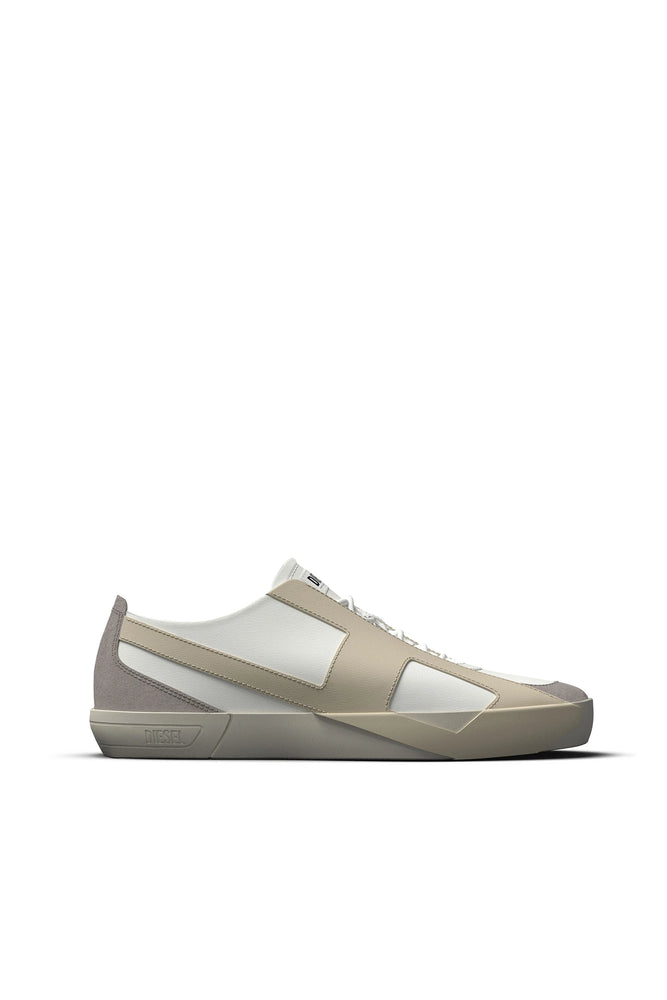 S-Slante-D-Sneakers in suede and leather with D logo