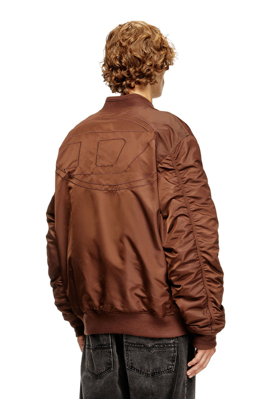 Bomber in padded nylon with Oval D (1)
