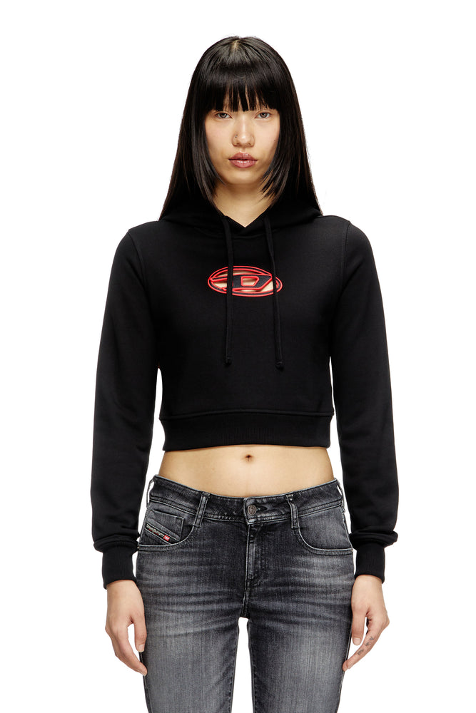 Hoodie with cut-out Oval D Logo