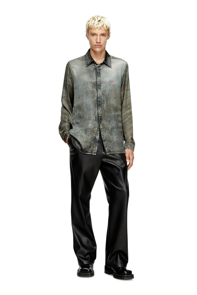 Shirt in denim-look viscose (2)