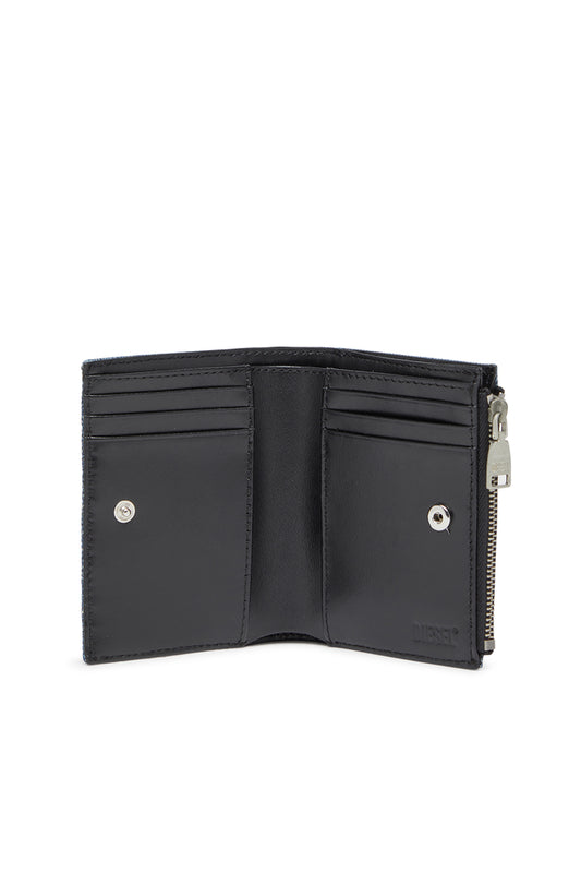 Small bi-fold wallet in denim (2)