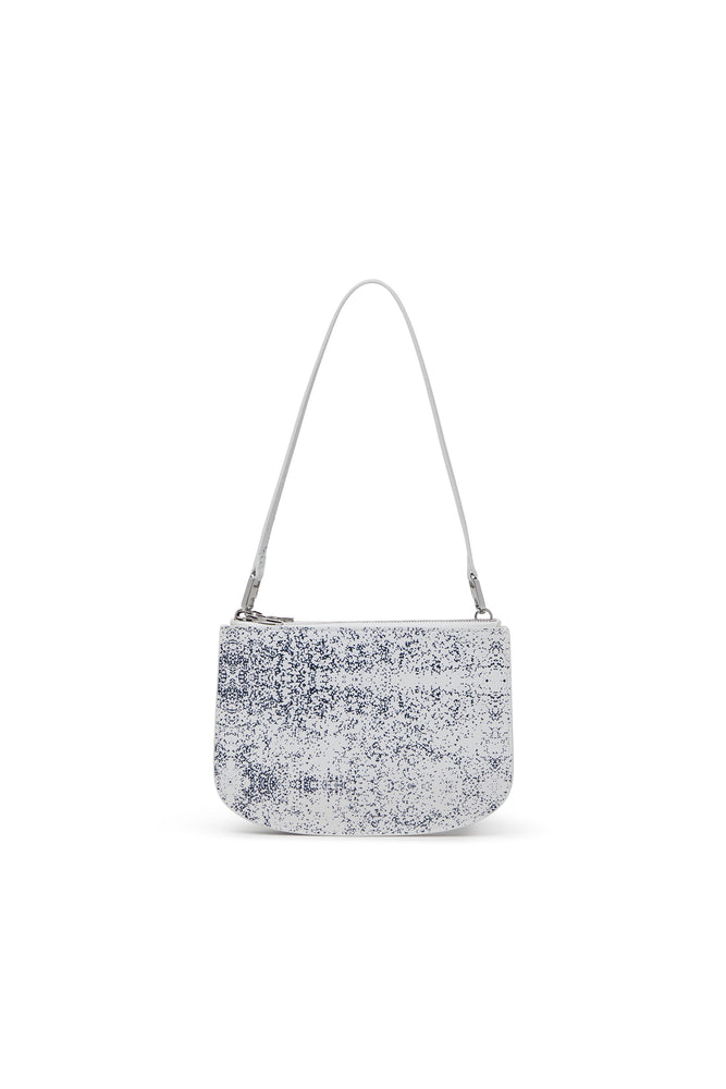 1DR Twin-Double-pouch shoulder bag in printed leather (1)
