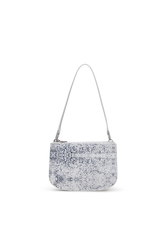 1DR Twin-Double-pouch shoulder bag in printed leather (1)