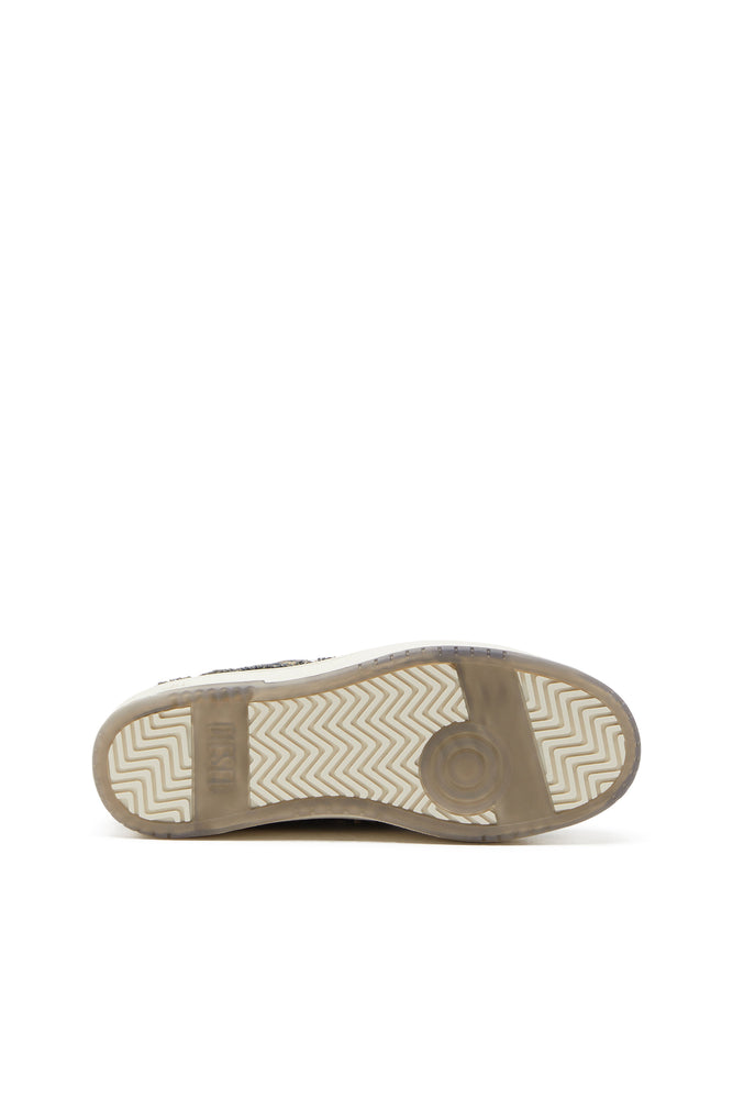 S-Tracker-D-Frayed denim sneakers with transparent sole (3)