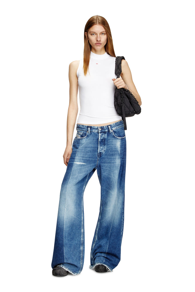 Ribbed tank top with mock neck (2)