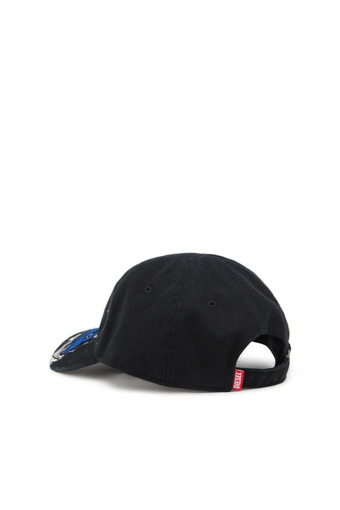 Baseball cap with bold Oval D (1)