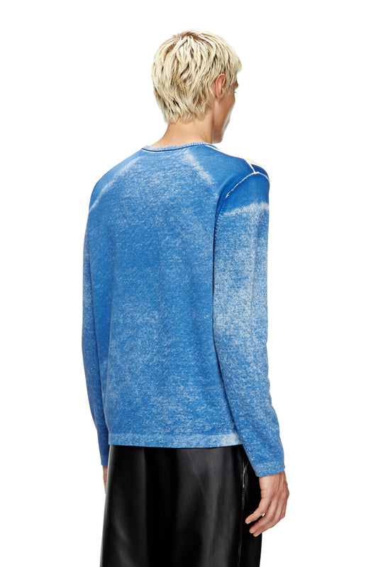 Inside-print striped jumper (1)