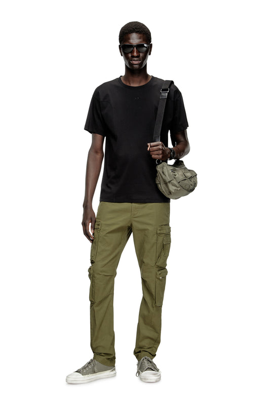 Short-sleeve T-shirt with panels (2)