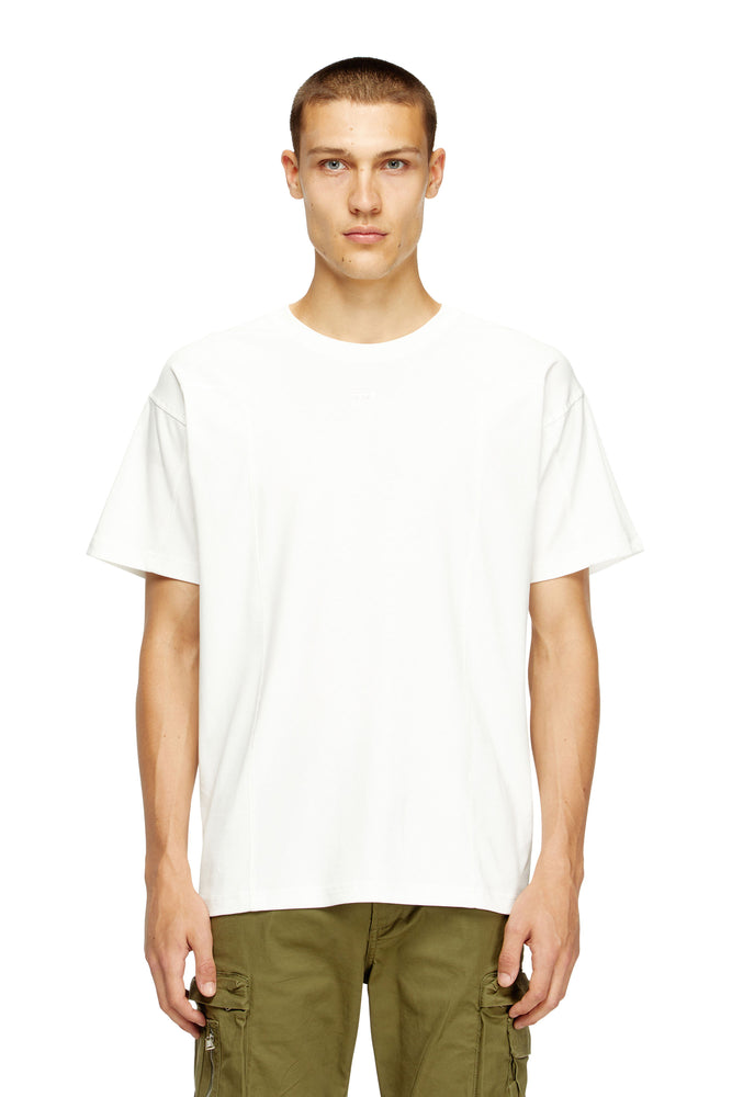 Short-sleeve T-shirt with panels