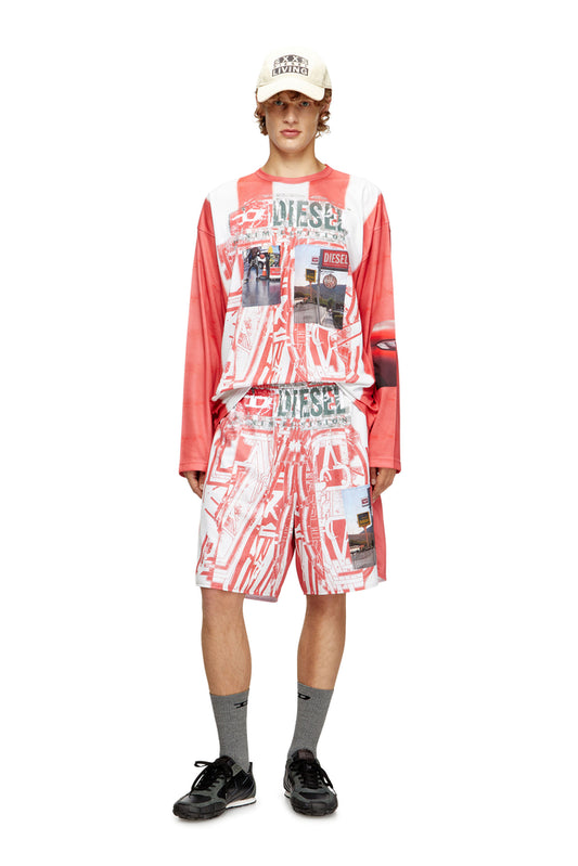 Striped long-sleeve T-shirt with photo patches (2)