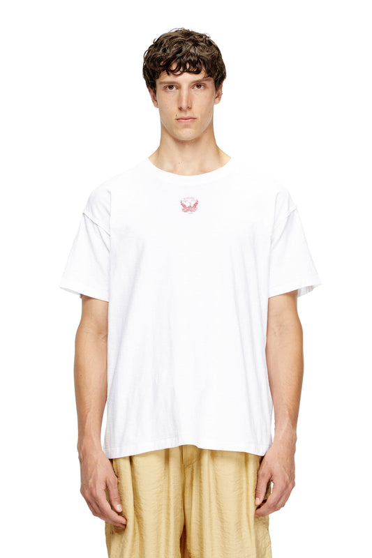 Sweatshirt with embroidered phoenix