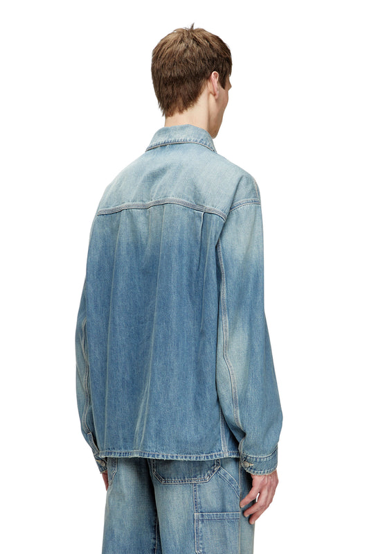 Utility-style denim jacket (1)