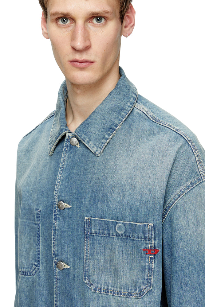 Utility-style denim jacket (2)
