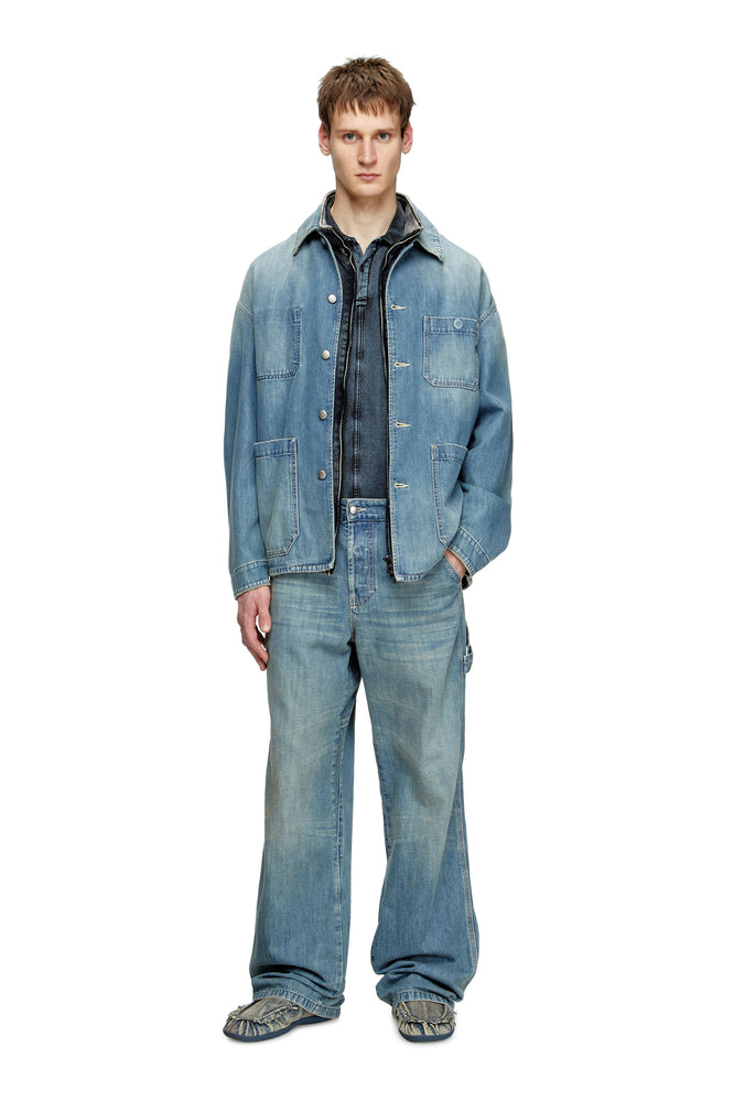 Utility-style denim jacket (3)