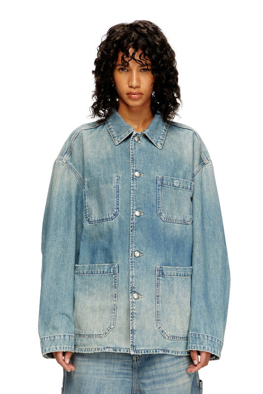 Utility-style denim jacket (4)