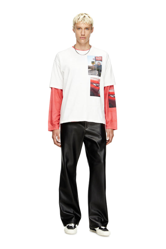 T-shirt with logo photo patches (2)