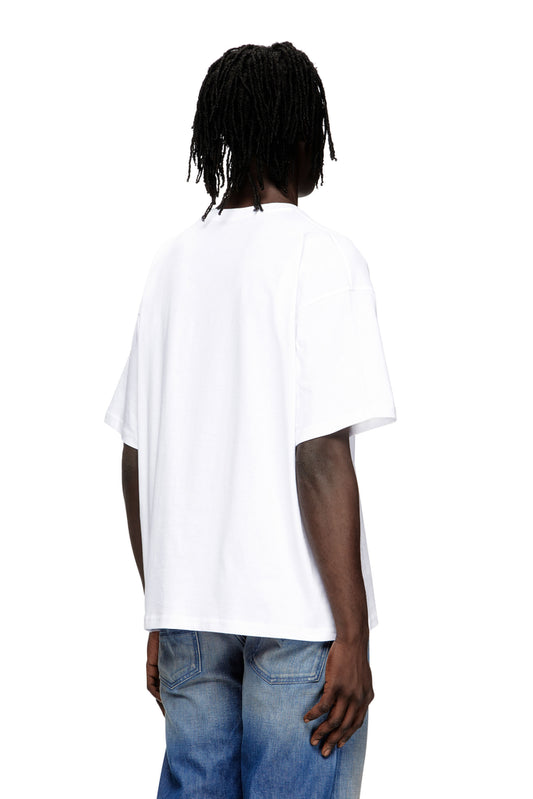 Cotton t-shirt with Shark mouth print (1)