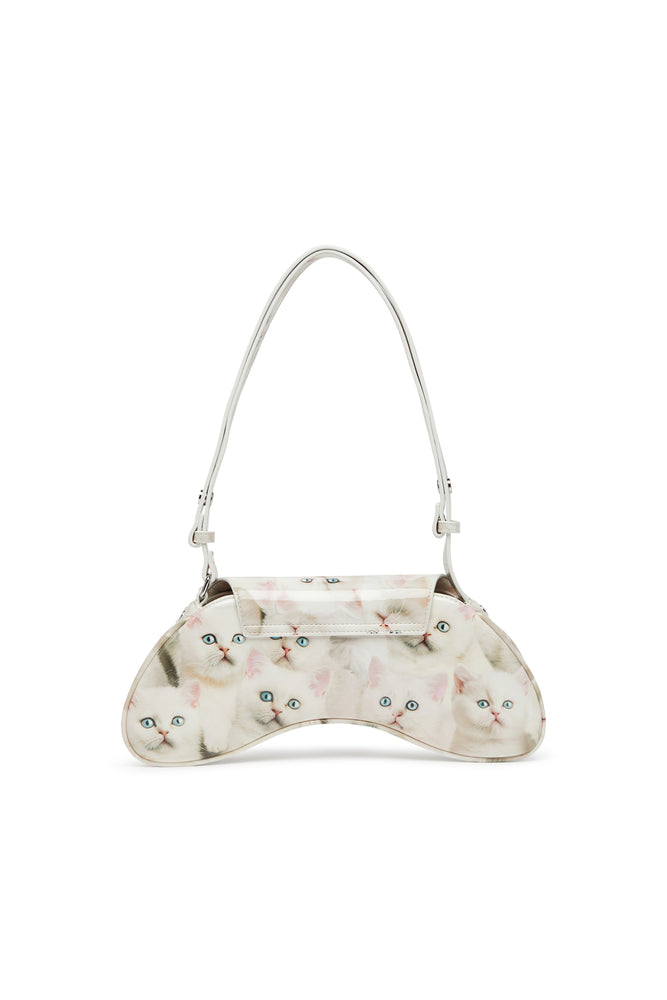 Play-Shoulder bag in printed glossy PU (1)