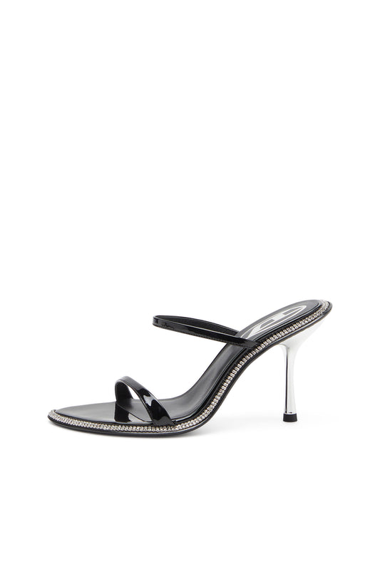 D-Havanna-Strappy patent mules with crystals (7)