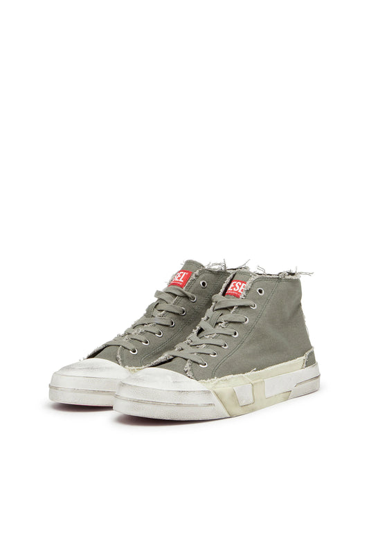 S-D-Verse-Distressed high-top sneakers in canvas (7)