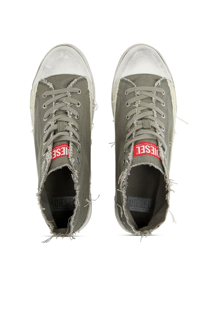S-D-Verse-Distressed high-top sneakers in canvas (4)