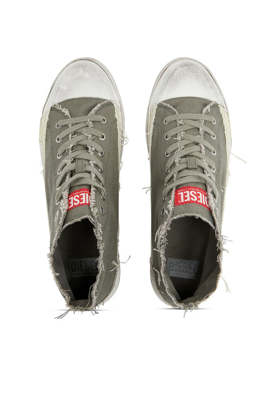 S-D-Verse-Distressed high-top sneakers in canvas (4)