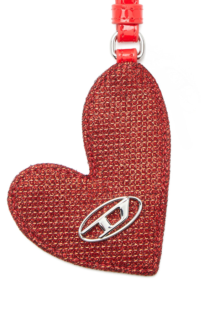 Heart charm with logo in metal (2)