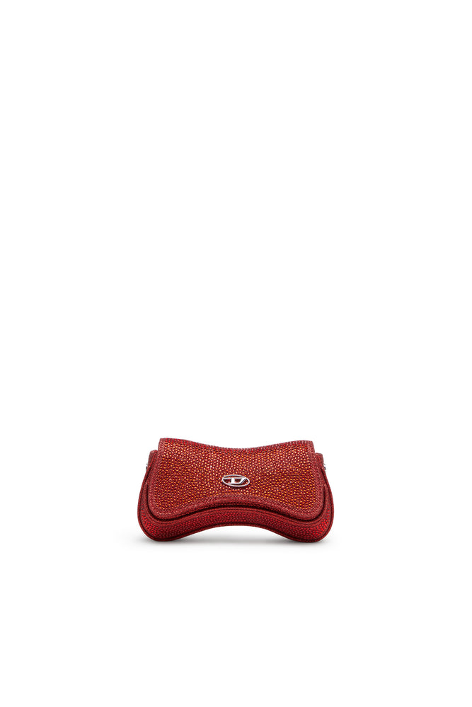 Play-Mini crossbody bag in crystal Lurex