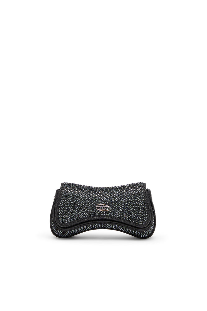 Play-Mini crossbody bag in crystal Lurex