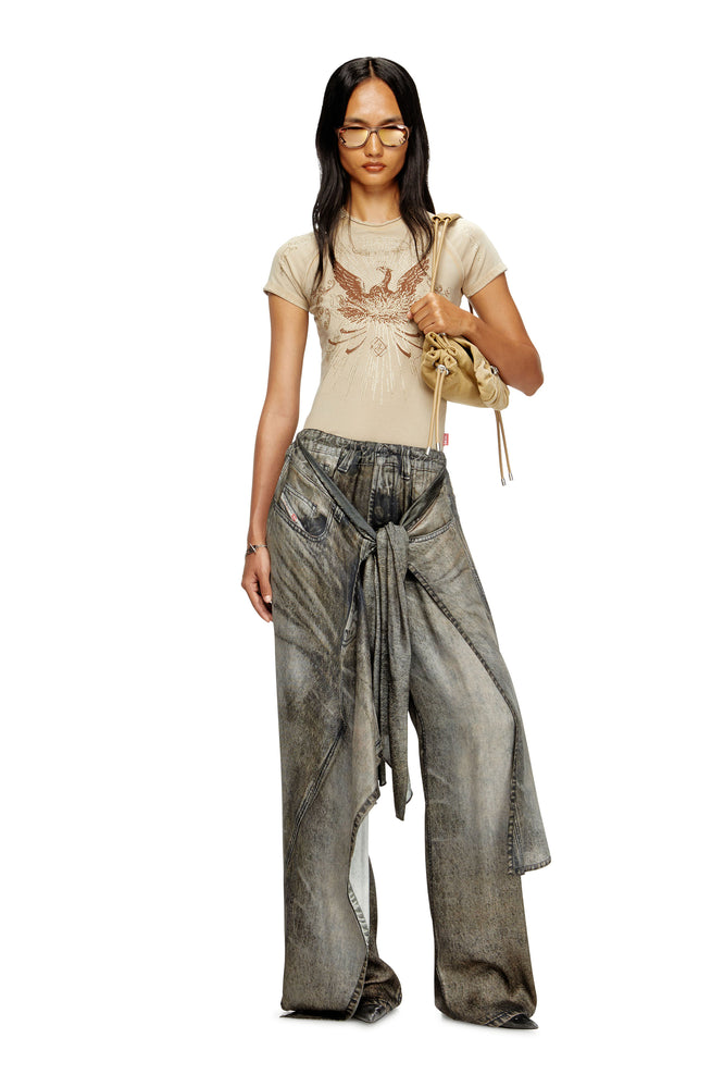 Phoenix T-shirt with rhinestones (2)